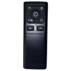 RealSmart Remote Control for Flow 6 Electric Fireplace Heaters, Black